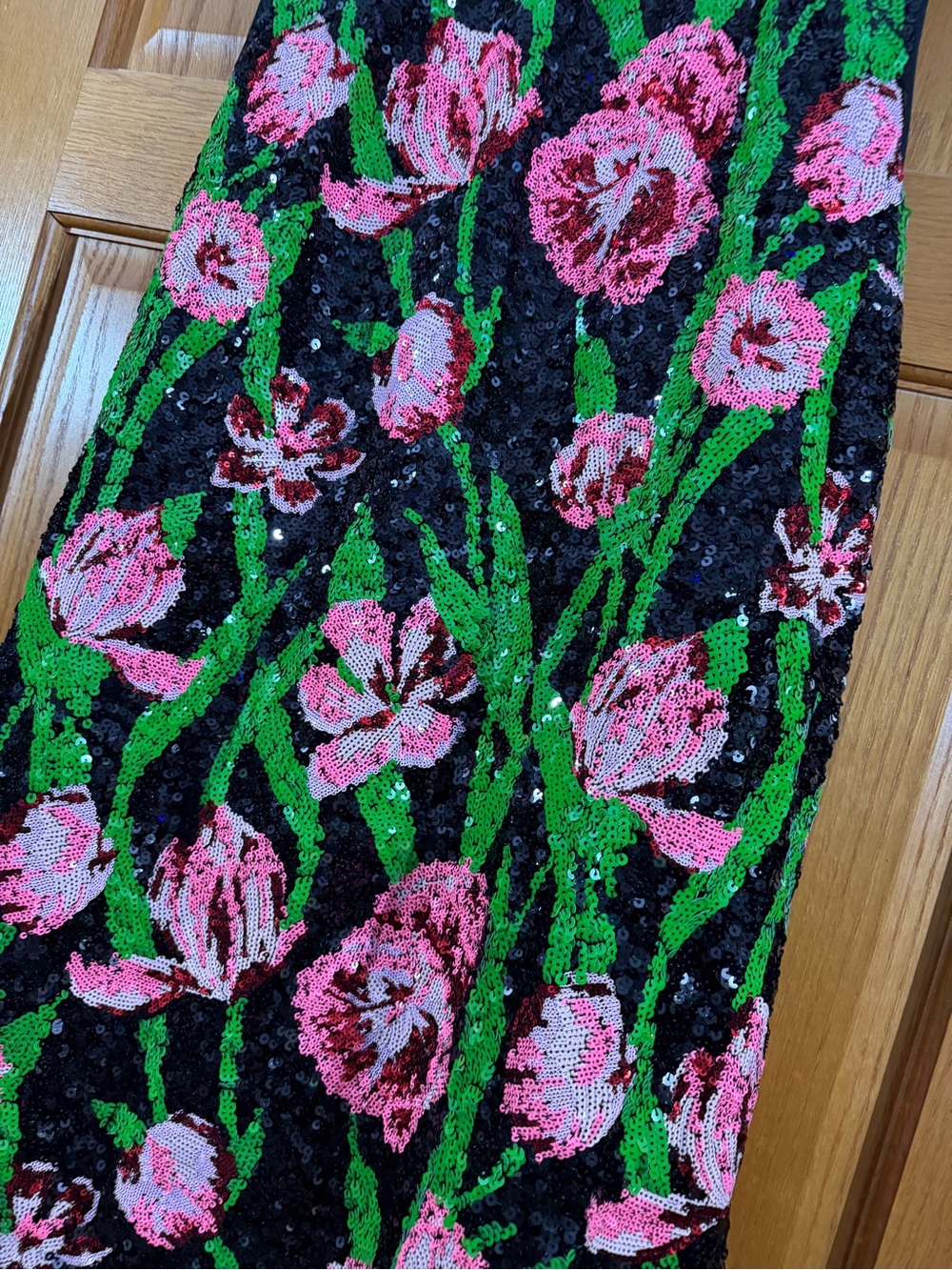NWT Lilly Pulitzer Womens Axlee Sequin Shift Onyx Party Petals Sequin 8 - Picture 5 of 7
